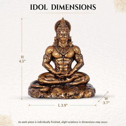 ANTIQUE COPPER | HANUMAN JI IDOL | BAJRANGBALI MURTI