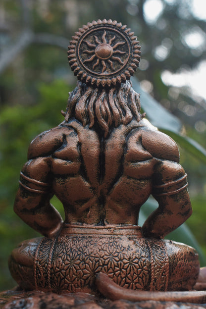 Antique Copper - Hanuman ji Murti | Bajrangbali Idol [4.5 Inch]