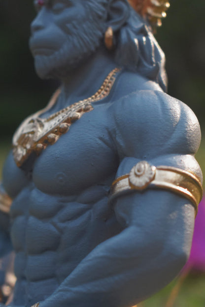 Grey - Hanuman ji Murti | Bajrangbali Idol [4.5 Inch]