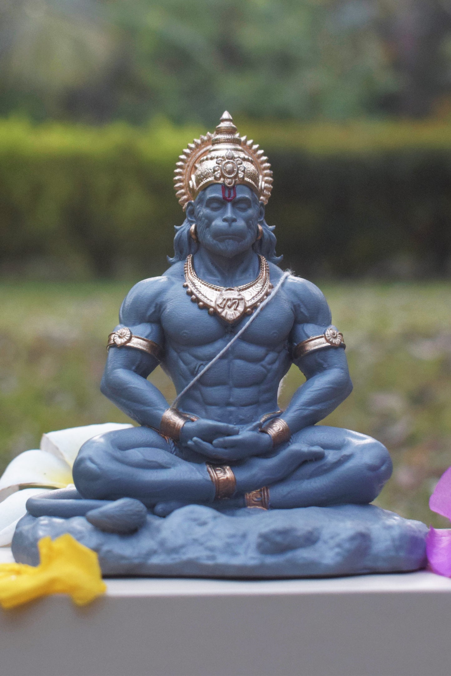 Grey - Hanuman ji Murti | Bajrangbali Idol [4.5 Inch]