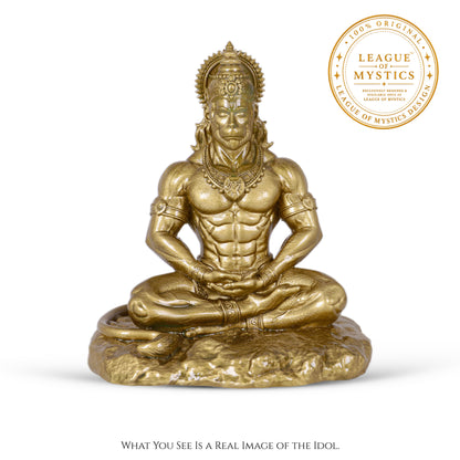 GOLDEN BRONZE | HANUMAN JI IDOL | BAJRANGBALI MURTI