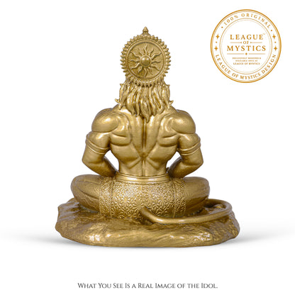 GOLDEN BRONZE | HANUMAN JI IDOL | BAJRANGBALI MURTI
