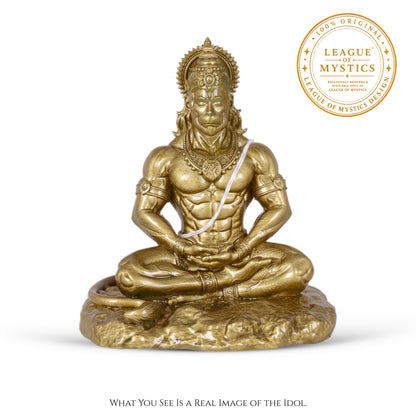 GOLDEN BRONZE | HANUMAN JI IDOL | BAJRANGBALI MURTI