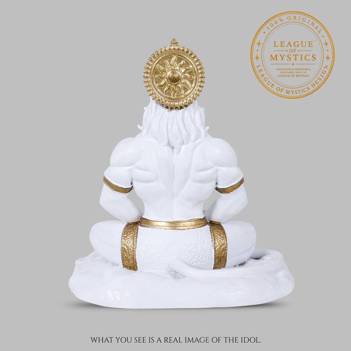 DIVINE WHITE | HANUMAN JI IDOL | BAJRANGBALI MURTI
