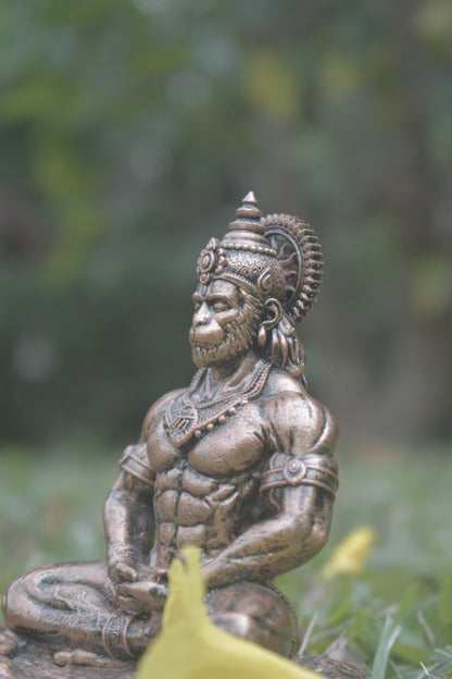 Antique Copper - Hanuman ji Murti | Bajrangbali Idol [4.5 Inch]