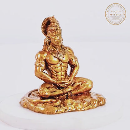 GOLDEN BRONZE | HANUMAN JI IDOL | BAJRANGBALI MURTI